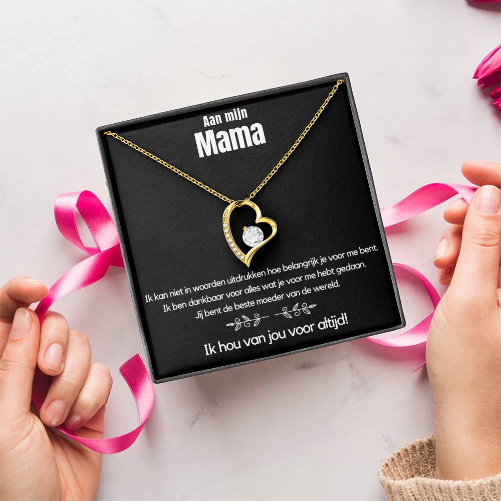 LIVA hartketting voor mama