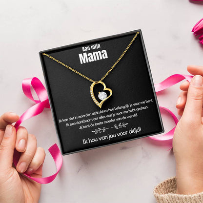 LIVA hartketting voor mama