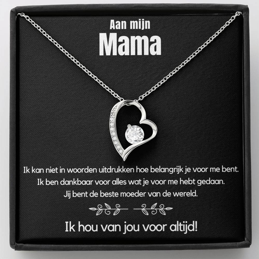 LIVA hartketting voor mama