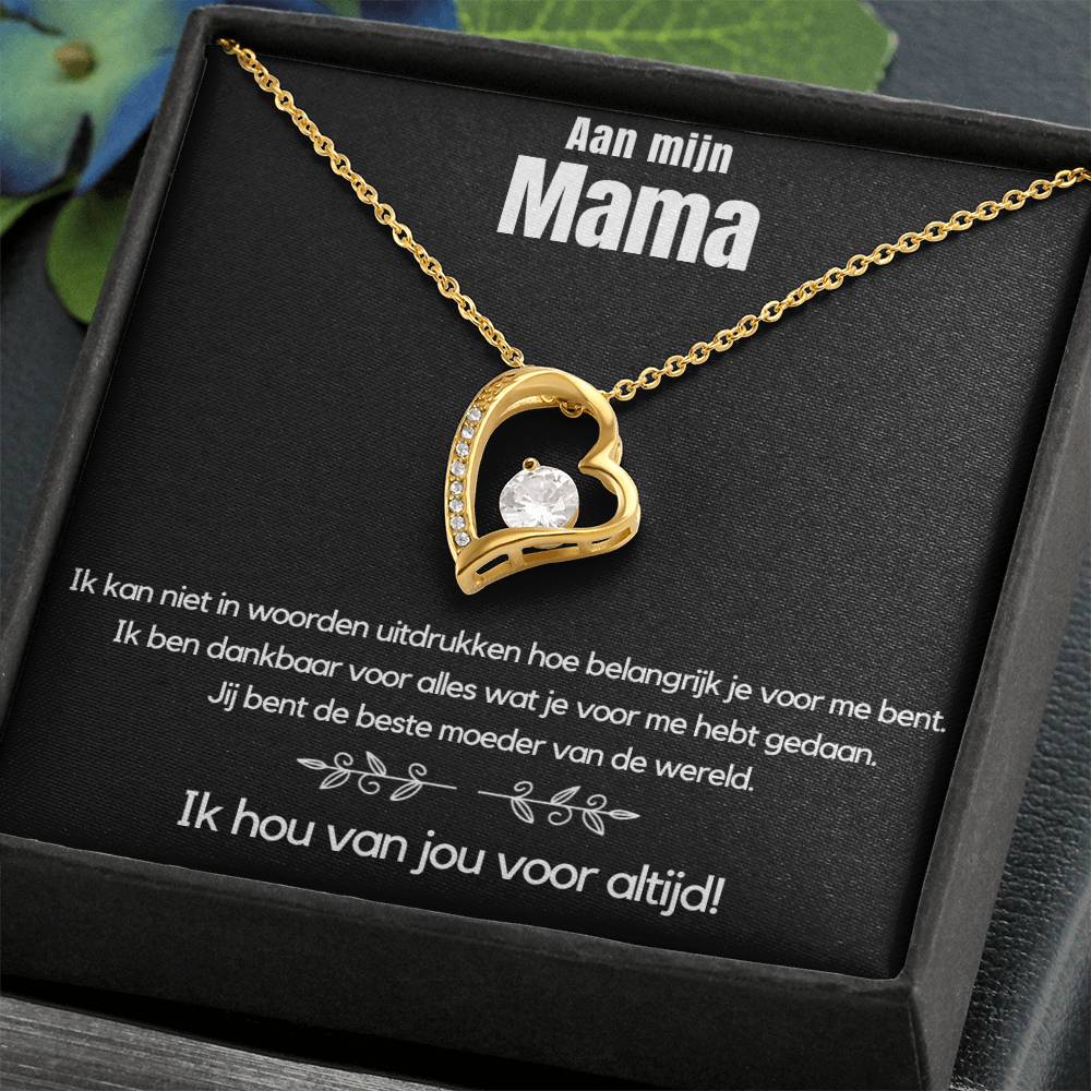 LIVA hartketting voor mama
